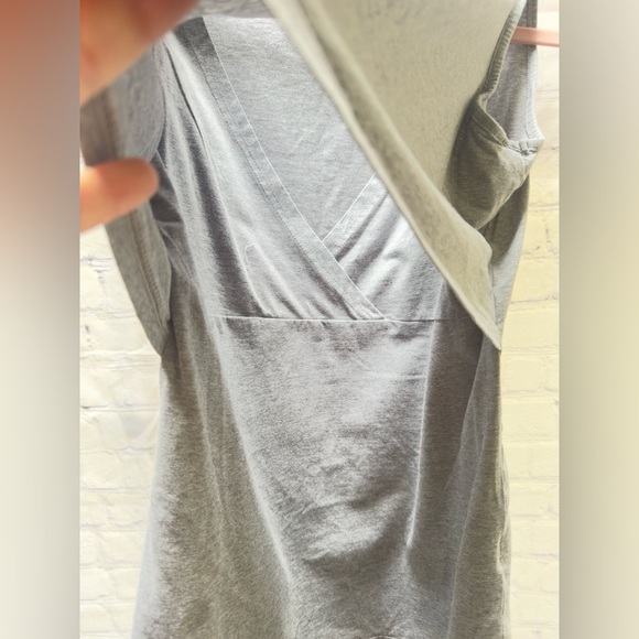 SMALLSHOW Sleeveless Maternity Nursing Tank Top Gray Size MEDIUM (Small Show) - Picture 8 of 12